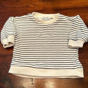 Maison baby stripe crewneck thicker shirt/sweatshirt